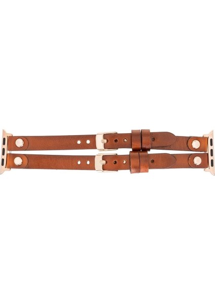 Apple Watch Uyumlu Deri Kordon Ely Double Tour RST2EF modelleri