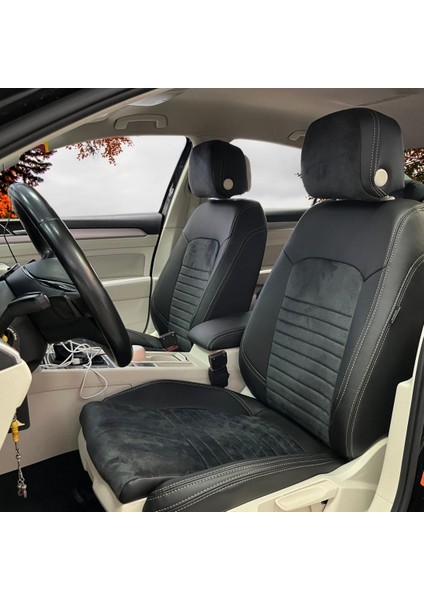 K-Design Volkswagen Passat B8 Araca Özel Oto Koltuk Kılıfı - Taytüyü ve Deri