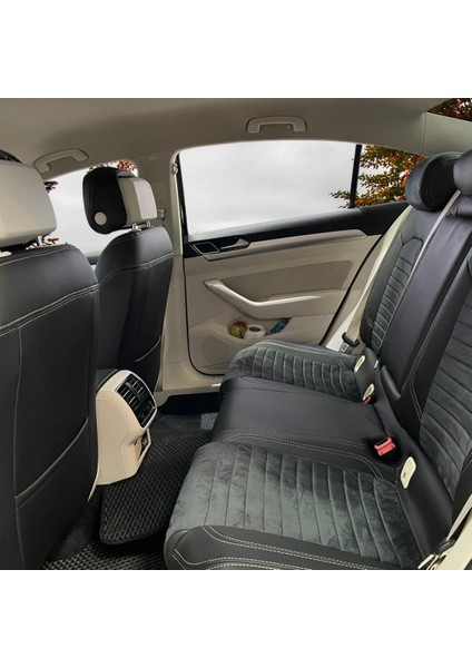K-Design Volkswagen Passat B8 Araca Özel Oto Koltuk Kılıfı - Taytüyü ve Deri fırsatları