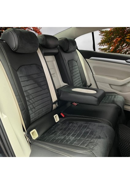 K-Design Volkswagen Passat B8 Araca Özel Oto Koltuk Kılıfı - Taytüyü ve Deri