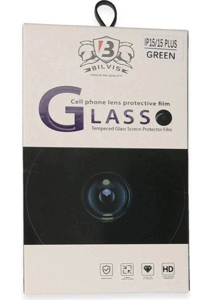 Bfs iPhone 15 Bilvis Titan Kamera Lens - Yeşil modelleri