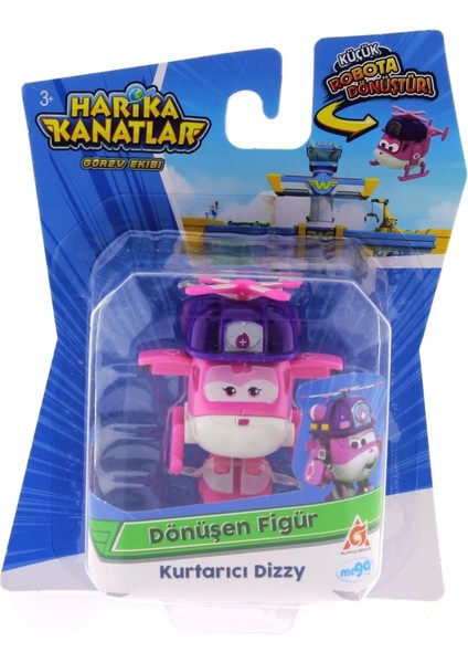 Harika Kanatlar Dönüşen Tekli Figür Kurtarıcı Dizzy