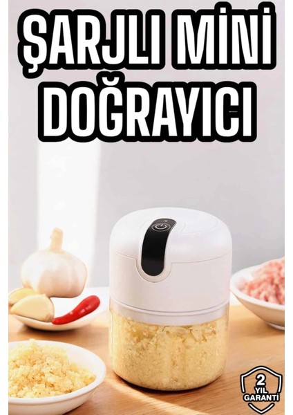 El Rondosu Mini Şarjlı Doğrayıcı Taşınabilir 250 ml