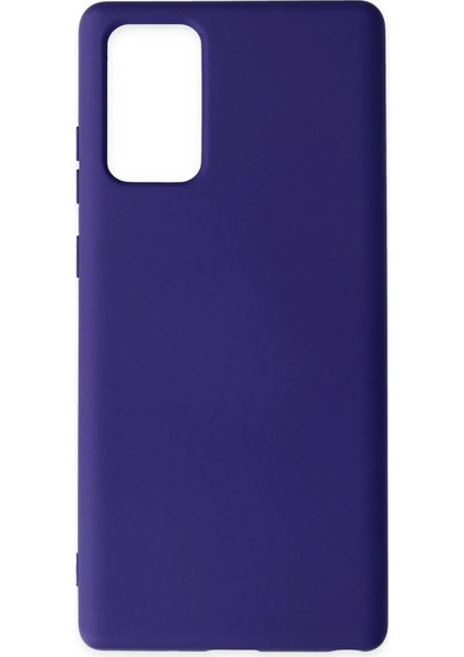 Bfs Samsung Galaxy Note 20 Kılıf Nano Içi Kadife Silikon - Mor