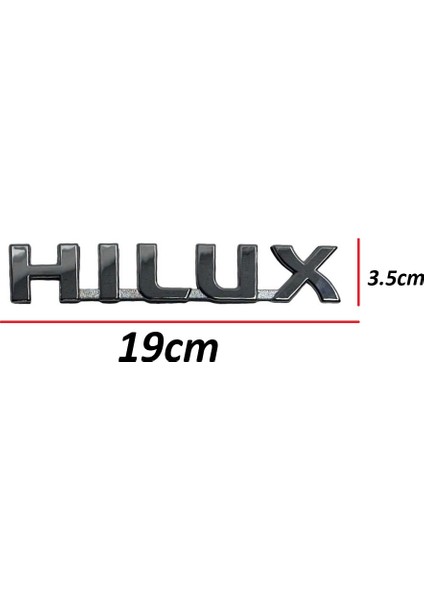 Toyota Yazı Hılux 07-14 Arka (Hılux Yazısı)