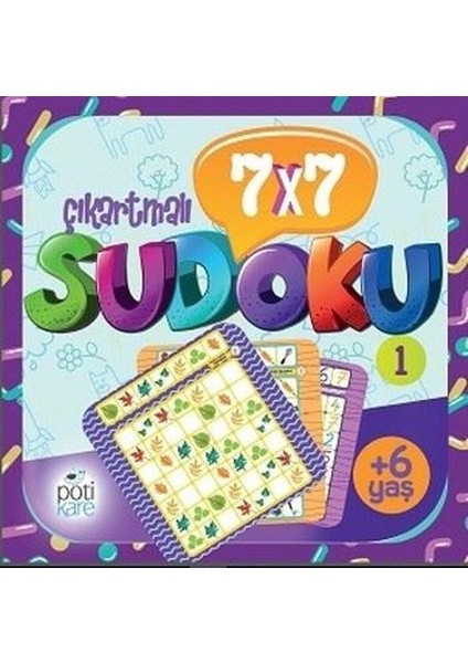 7 x 7 Sudoku - 1 (Çıkartmalı)