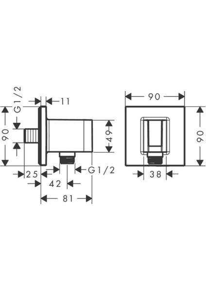 Fixfit E Çıkış Dirseği Askı Ile Krom fiyatları