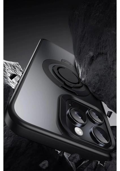 Bfs iPhone 15 Pro Avatar 360 Dönen Magsafe Kapak - Titan Gri indirimleri