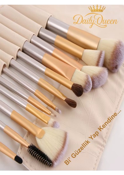 Şık ve Kaliteli Deri Çantalı Makyaj Fırça Seti, Profesyonel Kullanım Için Ideal fırsatları