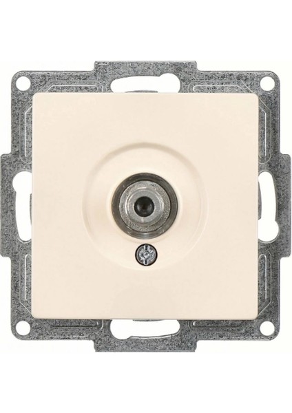 Visage Krem Televizyon Prizi F Konnektörlü Çerçevesiz - Priz ve Anahtar Için Uyumlu Çerçeve fiyatları
