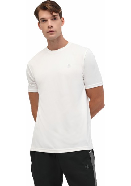 MB CT100 Pes C T-Sh 5pr Kırık Beyaz Erkek Kısa Kol T-Shirt
