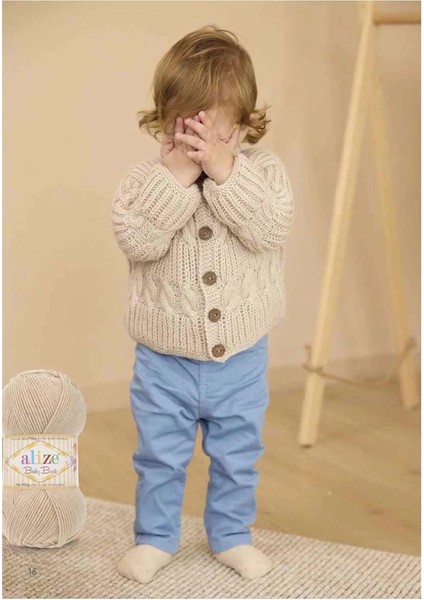 Baby Best Bambu Içerikli Kaşındırmayan Bebek Hırkası Kazak Örmek Için 27 Açık Lıla fırsatları