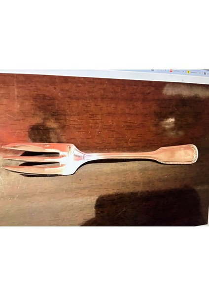 Fransız Guy Degrenne Kutusunda 1960 Lar Pasta Çatalı Seti - 12 Adet