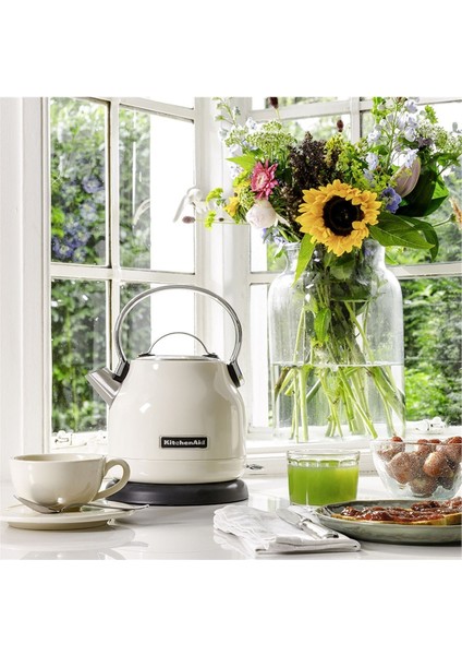 1,25 L Şişe Su Isıtıcı, Elegant Bej Renk, Dayanıklı ve Şık Tasarım indirimleri