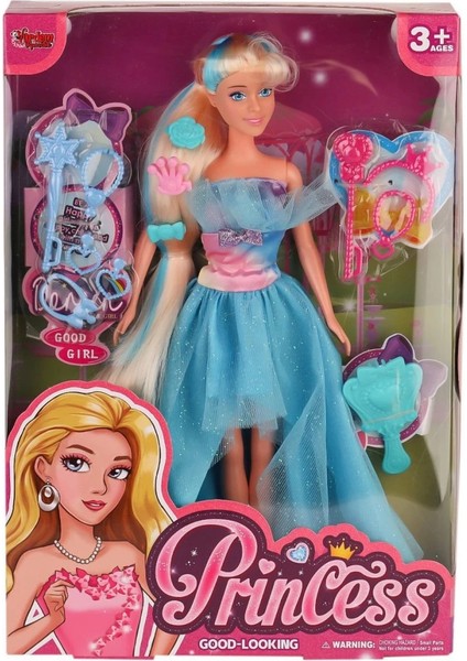 Bfs WG66766 Aksesuarlı Sihirli Prenses Bebek 29 cm -Vardem Oyuncak