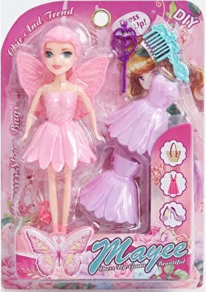 Karteleda Elbiseli Bebek Set - ME017
