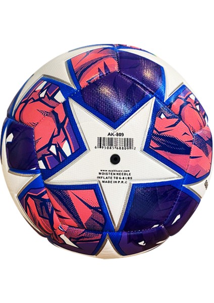 Futbol Topu Halı Saha Çim Saha Beton Zemin Dikişli Yüksek Kalite Futbol Topu Mor