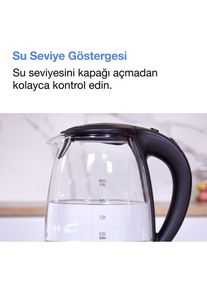 Gri Cam Su Isıtıcı, Pratik ve Güvenilir Sıcak Su Kaynağı indirimleri