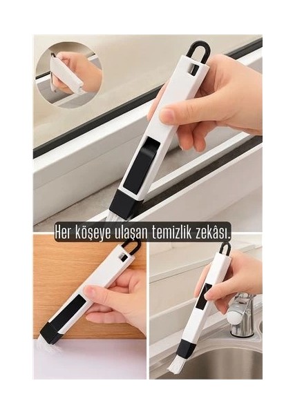 Bx Pencere Boşluğu Pervaz Temizleyici - Klavye Temizleyici- Detay Fırçası