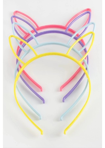 Tavşan Kulaklı Plasik Çocuk Taç