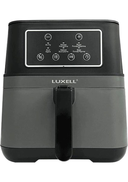 Çok Renkli Gri Airfryer Lxaf-01, Sağlıklı ve Pratik Pişirme Cihazı