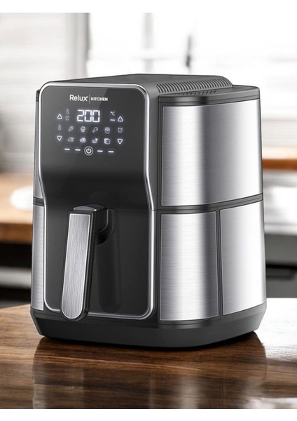 Genç ve Geniş Kapasite Air Fryer, Yüksek Performanslı, Pratik ve Şık Tasarım fiyatları