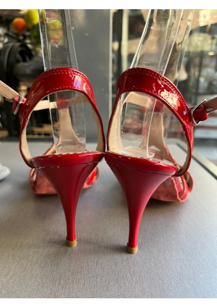 Kırmızı Rugan Mirada Model 13 Pont(8,5 Cm) Tango, Dans ve Salon Ayakkabısı indirimleri
