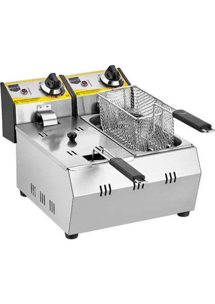 Gri 3,3l Elektrikli Fritöz, Sağlıklı ve Pratik Kullanım Için Ideal.