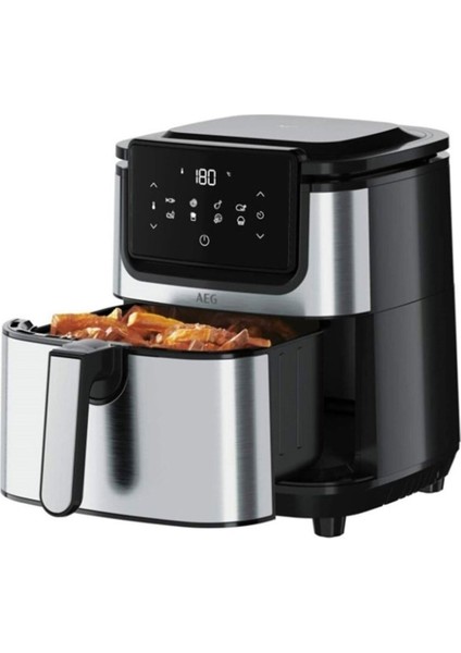 8 Programlı Dokunmatik LCD Airfryer, Siyah, Sağlıklı ve Hızlı Pişirme
