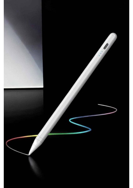 Depomix Dokunmatik Kalem Beyaz Şarjlı Yedek Uçlu Android ve Ios Uyumlu fiyatları