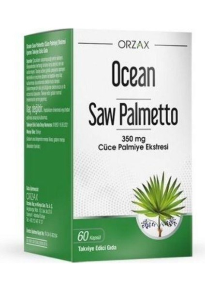 Saw Palmetto 350 Mg 60 Kapsül