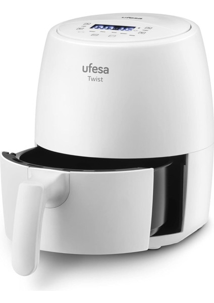 2 L Hava Fritözü, 6 Program, Zaman Ayarlı, Yapışmaz Kaplama, 1200 W, Beyaz Renk