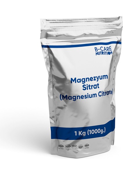Magnezyum Sitrat (Magnesium Citrate) Toz Hammadde 1 kg