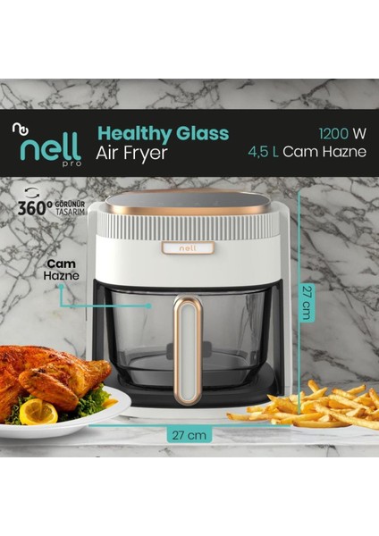 EP9930 Beyaz Hızlı ve Sağlıklı Pişirme Airfryer, Güçlü ve Şık Tasarım modelleri