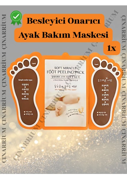 Ayak Peeling Maskesi 1’li – Soyulma Etkili, Ölü Deri Temizleyici ve Pürüzsüzleştirici Bakım