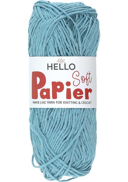 Papier Soft Yumuşak Çanta Ipi açık Mavi P07