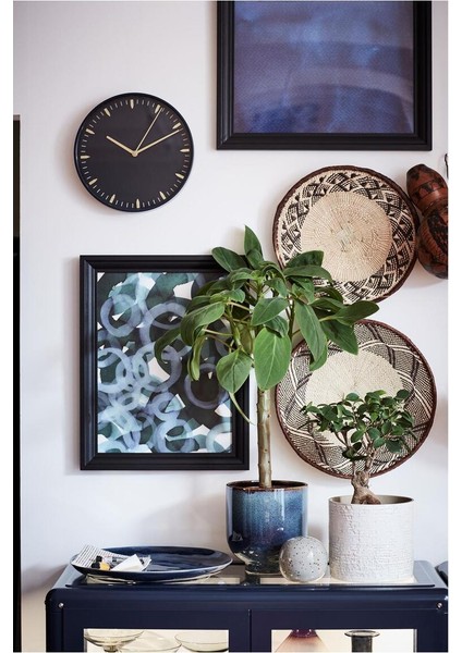 Duvar Saati, Mavi, 26 cm modelleri