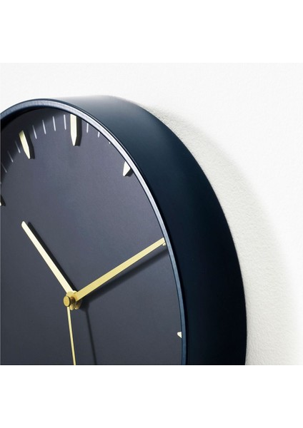 Duvar Saati, Mavi, 26 cm fırsatları