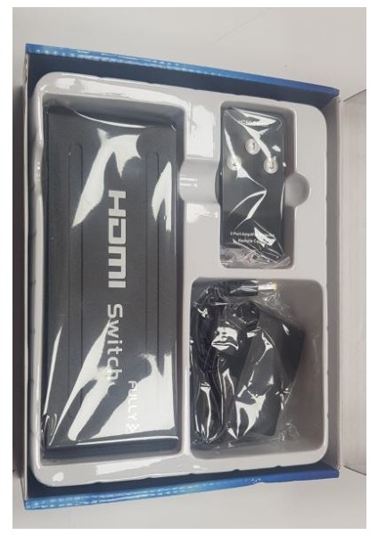 G-538H 3 Giriş 1 Çıkış HDMI Switcher Toplayıcı Metal Kasa Adaptörlü