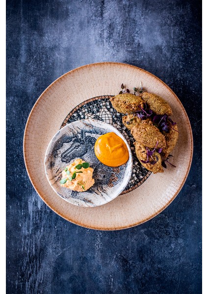 Mezopotamya Mozaik Kahve Gourmet Düz Tabak 30 cm 6'lı Takım S-MT-MZPMWGRM30DZ fiyatları