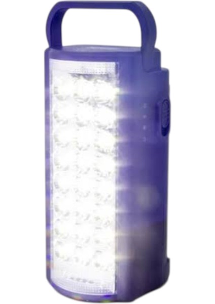 Kamp Lambası USB Şarj Çıkışlı 6V Akülü 80 Saat - 3gün Aydınlatma 24 Smd LED Işıldak Lamba 220V Şarj modelleri
