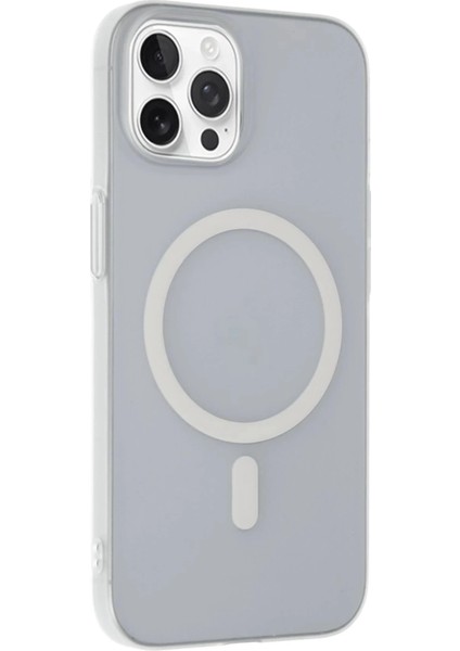 Bfs iPhone 15 Pro Max Tuna Pc Slim Magsafe Kapak - Şeffaf