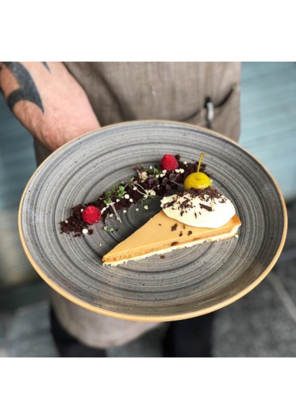 6 Adet Space Gourmet Düz Tabak 25 cm