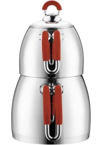 Kırmızı Midi Boy Çaydanlık Takımı, 0.75-2 Litre, Çok Renkli, Şık ve Kullanışlı fiyatları