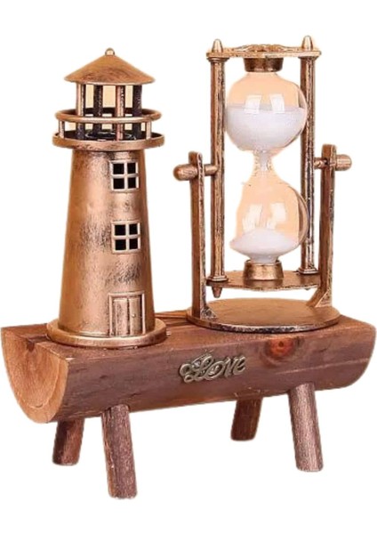 Msa-Shop Hediyelik Kum Saati Retro Dekoratif Deniz Feneri Kum Saati fiyatları