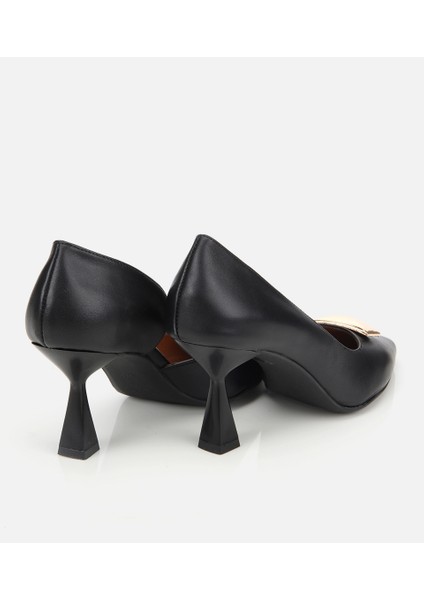 01AYH304210A100 KADIN Deri Siyah Tokalı Stiletto fırsatları