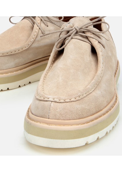 02AYH313500A310 ERKEK Süet Deri Bej Hafif Tabanlı Günlük Ayakkabı modelleri