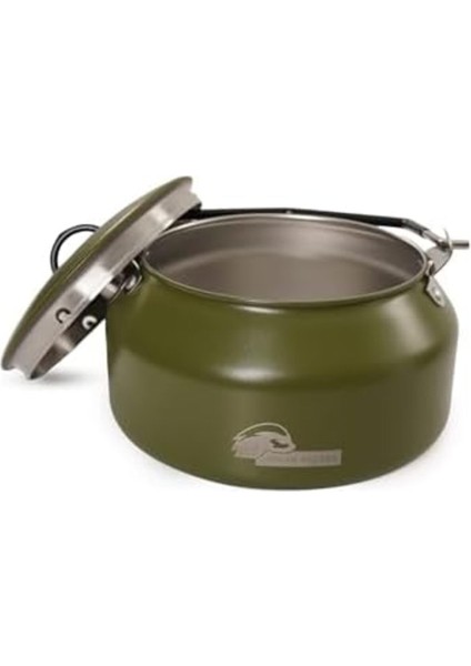 Yeşil 1l Renkli Alüminyum Kamp Çaydanlığı, Hafif ve Şık Tasarım fiyatları