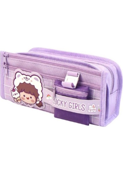 Çok Katmanlı Fonksiyonel Makyaj Çantası, Mor Renkli, Düzenli ve Şık Tasarım fiyatları