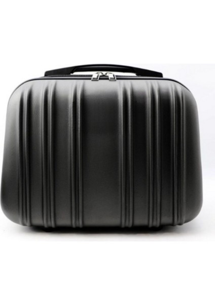 Siyah E-Ticaret Makyaj Çantası El Valizi, Şık ve Hafif Tasarım